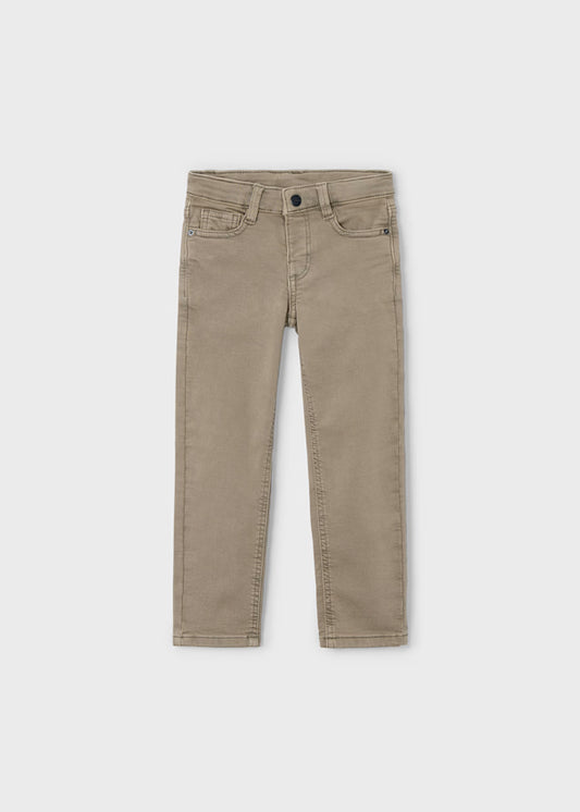 Mayoral Regular Fit Straight Leg Tahin Pant