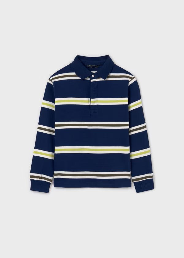 Nukutavake Lagoon Stripe Polo Shirt