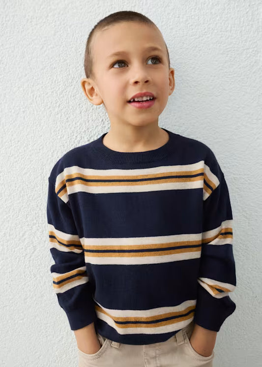 Mayoral Ink Stripe Sweater