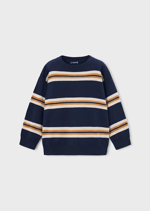 Mayoral Ink Stripe Sweater