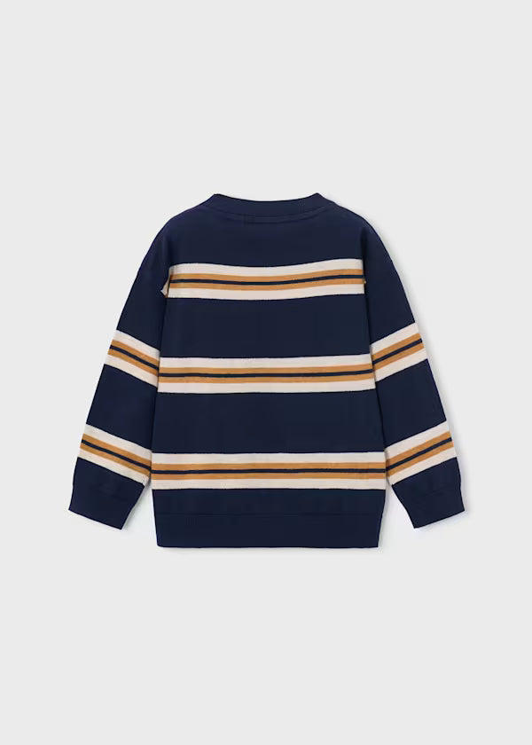 Mayoral Ink Stripe Sweater