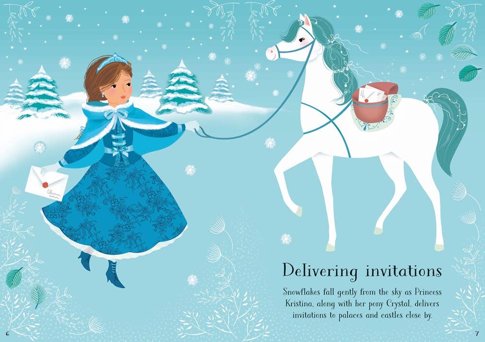 Snow Princess Little Sticker Dolly Dressing