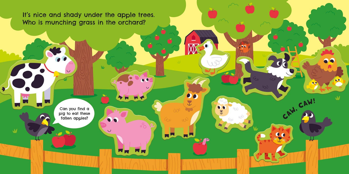 Farm Animals Magnet Book
