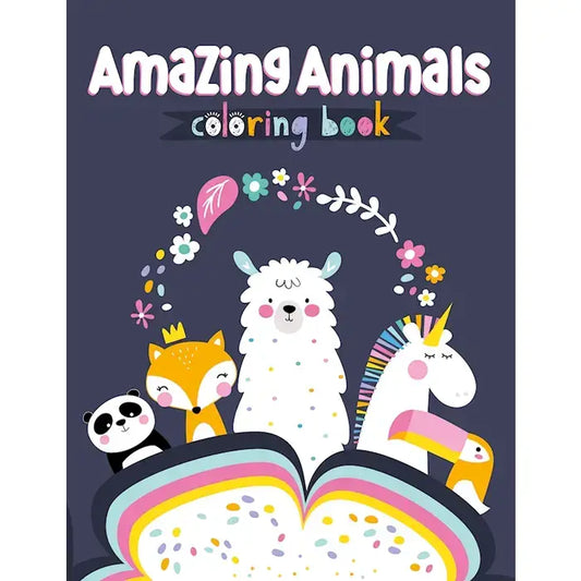 Amazing Animals Coloring Book