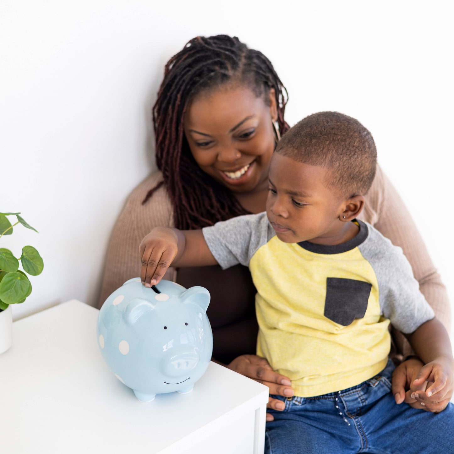 Polka Dot Piggy Bank