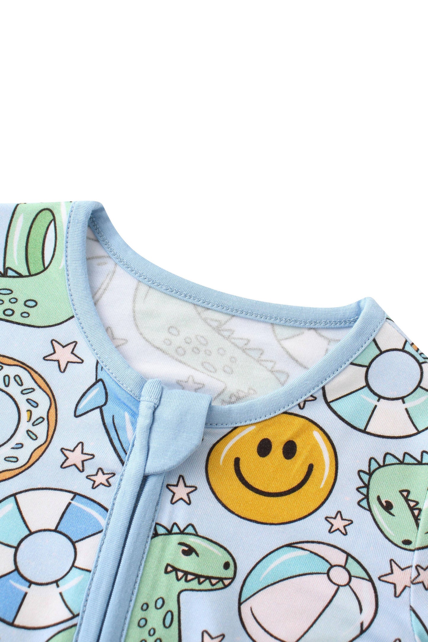 Smiley Shark Zippy Romper
