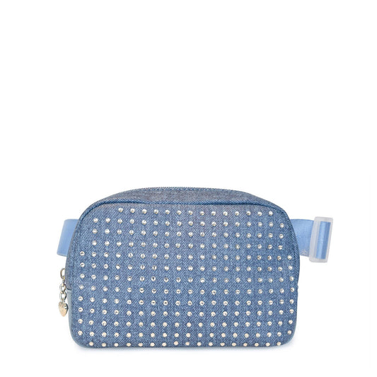 Rhinestones Denim Fanny Pack