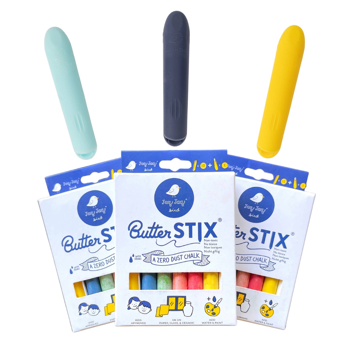 ButterStix Dustless Chalk Colors with Holder