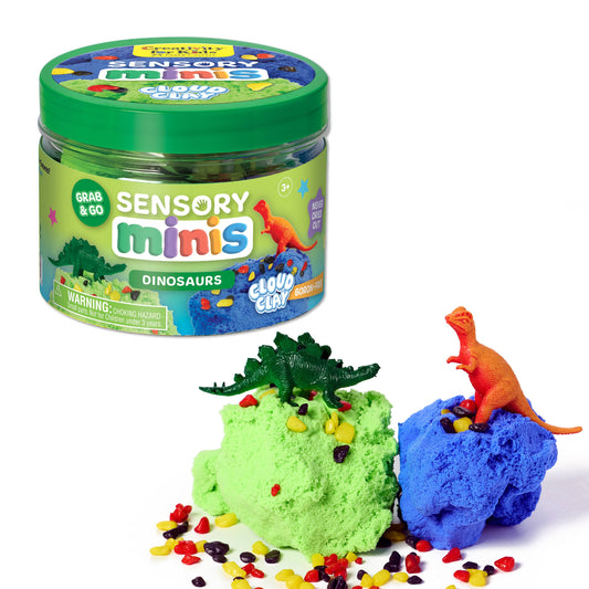 Dinosaur Cloud Clay Mini Play Jar