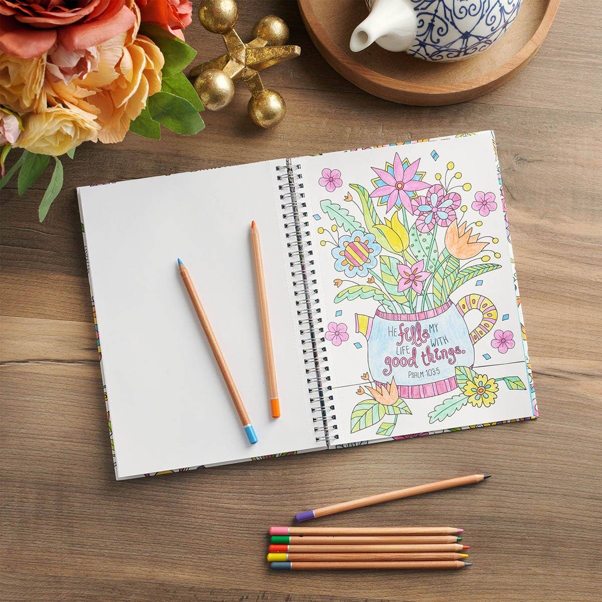 Coloring Book Spiral Coloring the Psalms