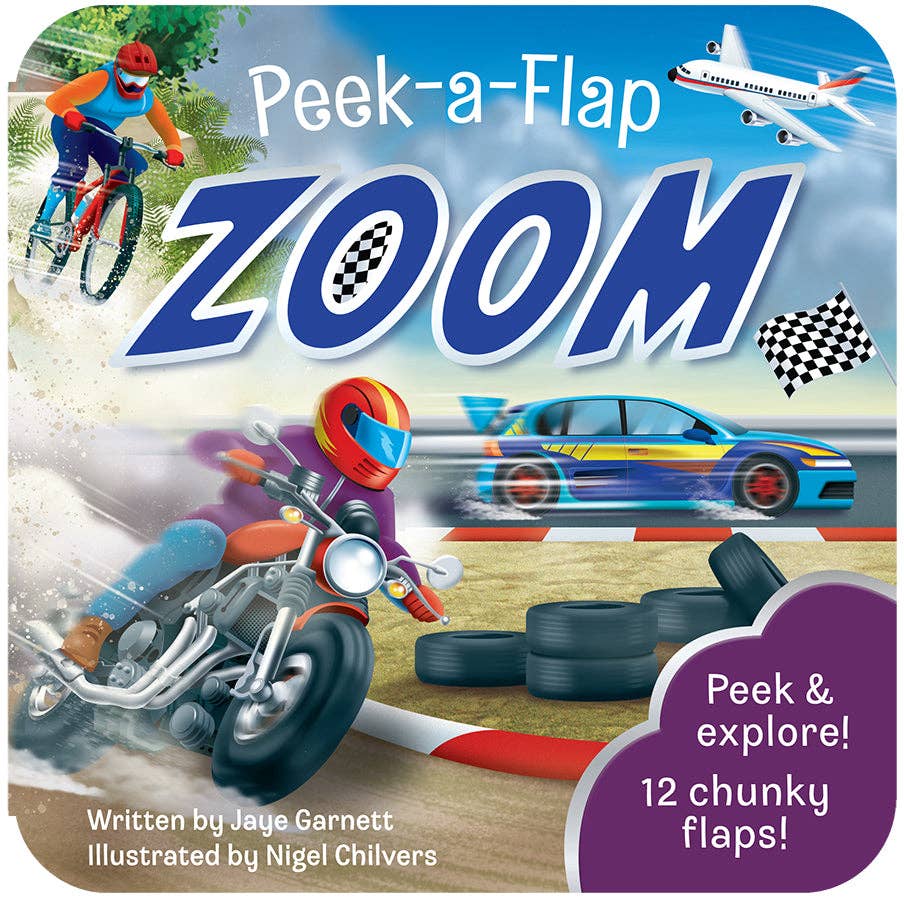 Peek-a-Flap Zoom Interactive Board Book