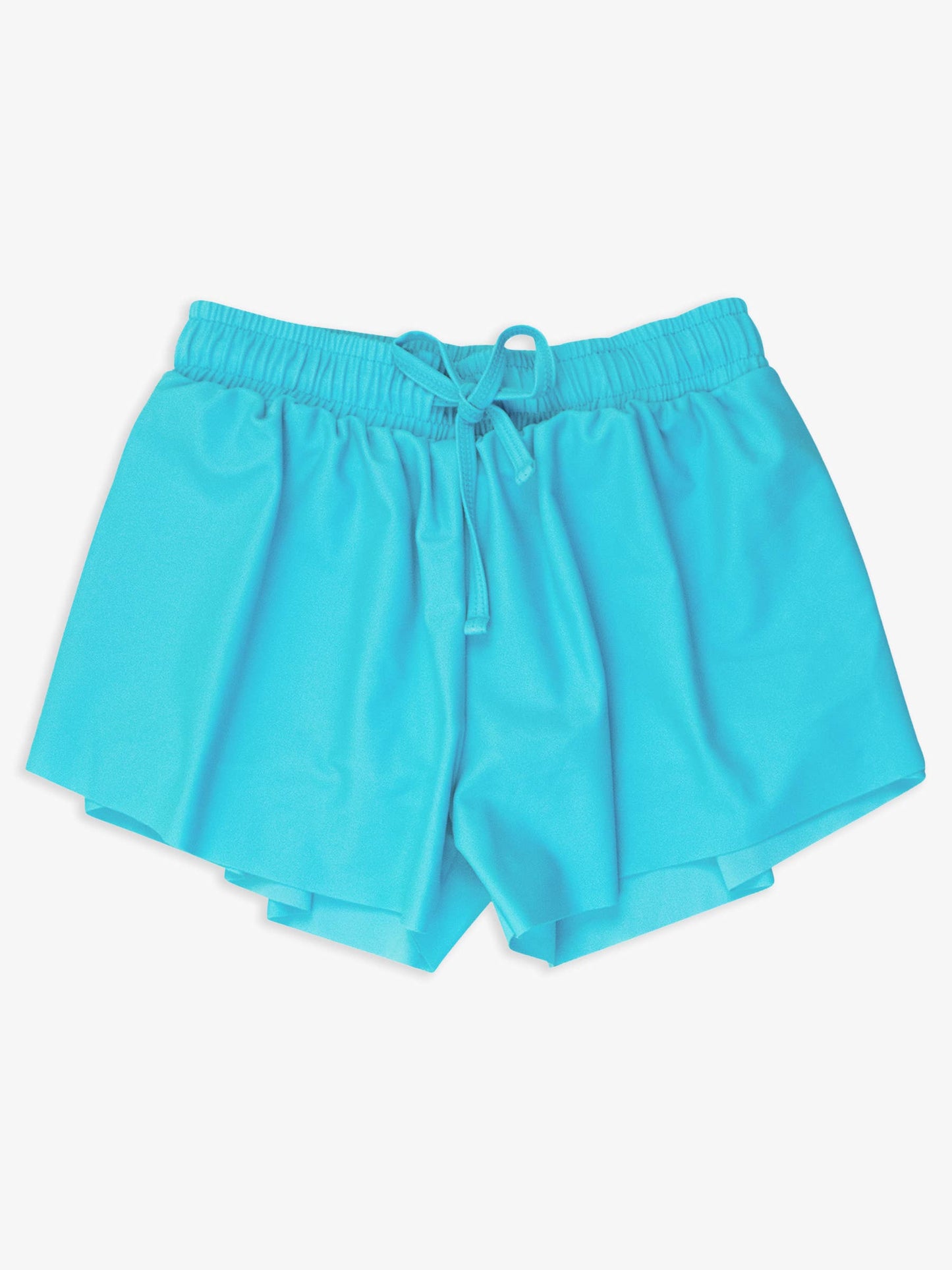 Bright Aqua Butterfly Shorts
