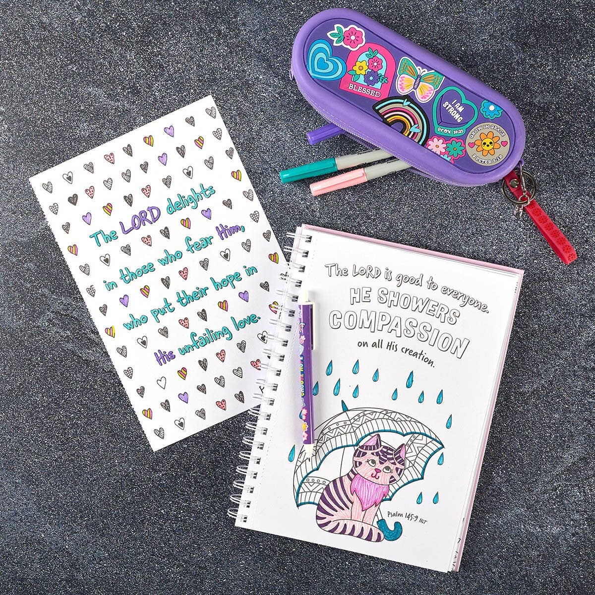 Favorite Bible Verses Coloring Book for Girls