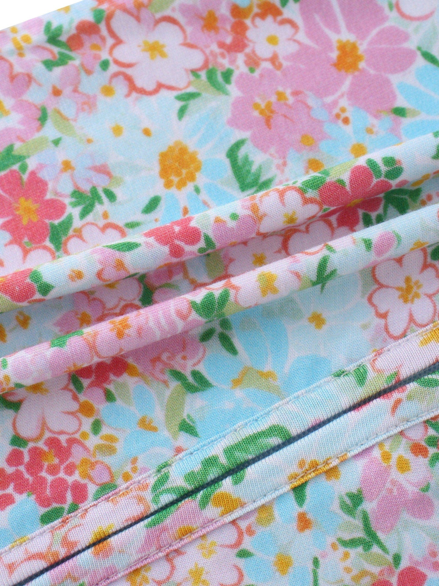 Spring Floral Zippy Romper
