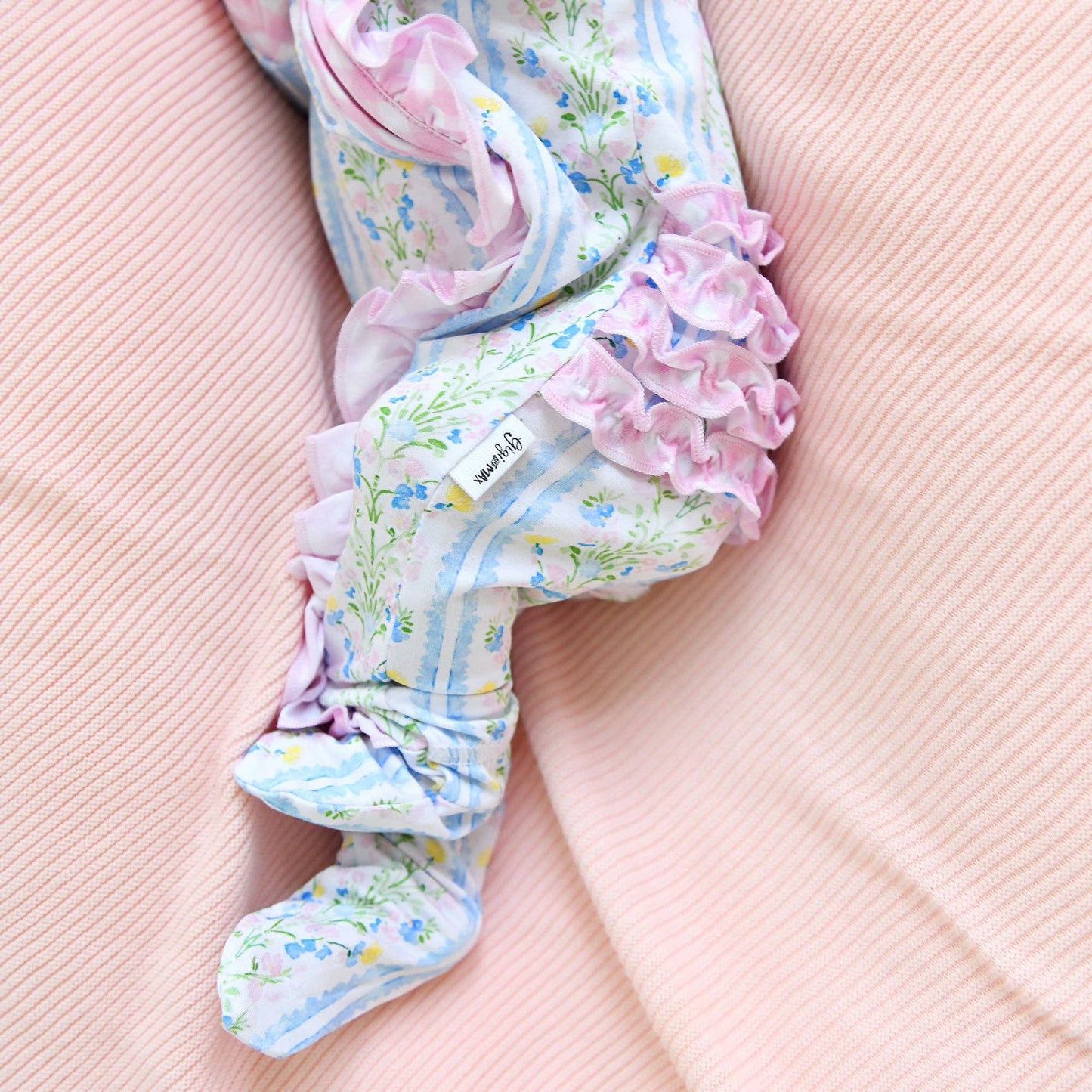 Gigi & Max Nora Ruffle Zippy Romper