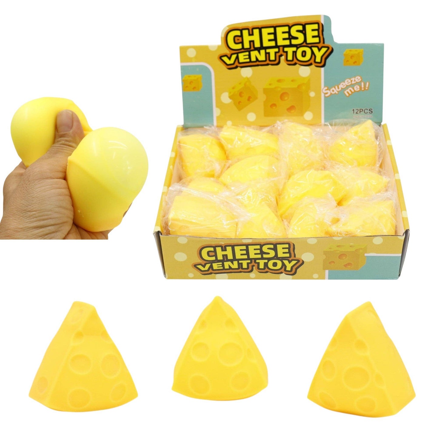PRE ORDER Triangle Cheese Squishy