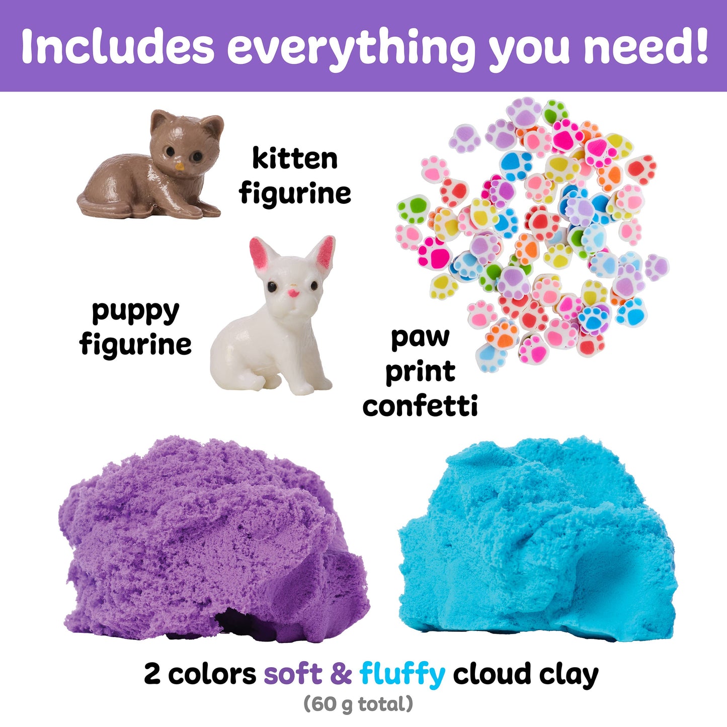 Pets Cloud Clay Mini Play Jar