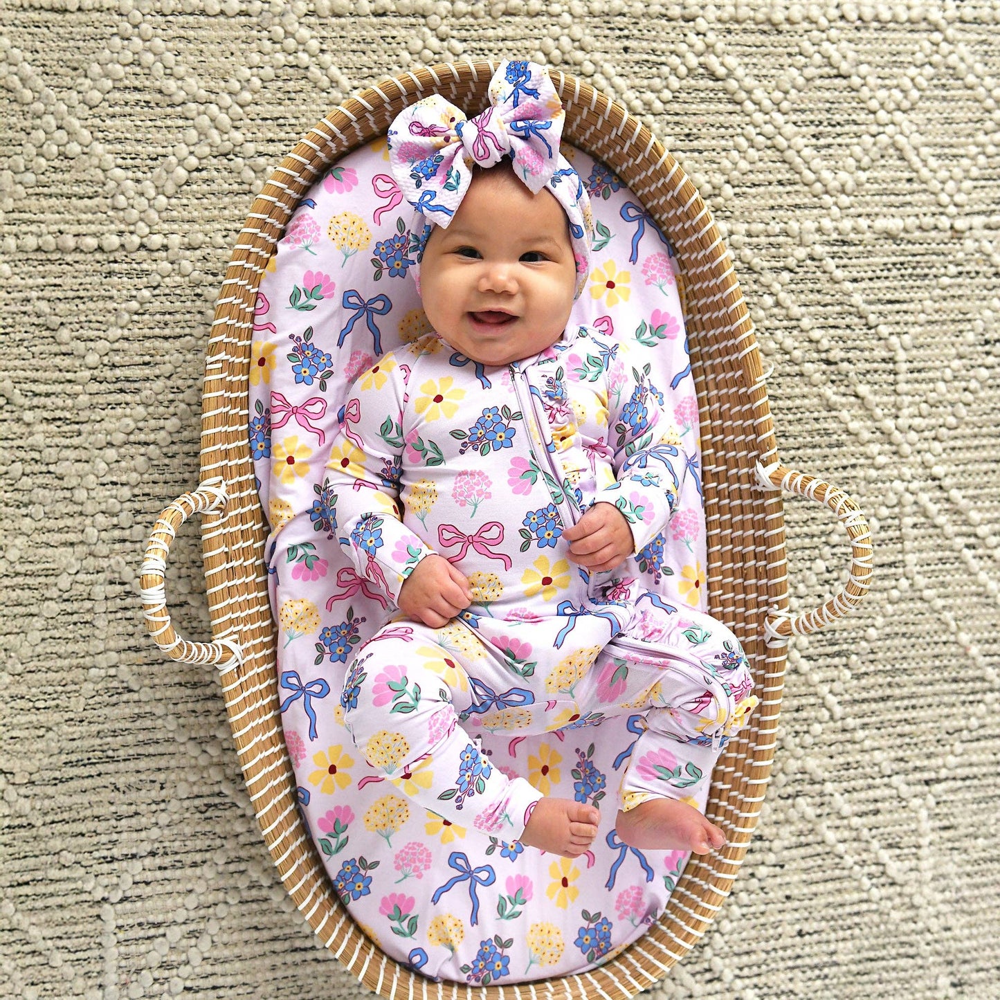 Gigi & Max Evie Ruffle Zippy Romper