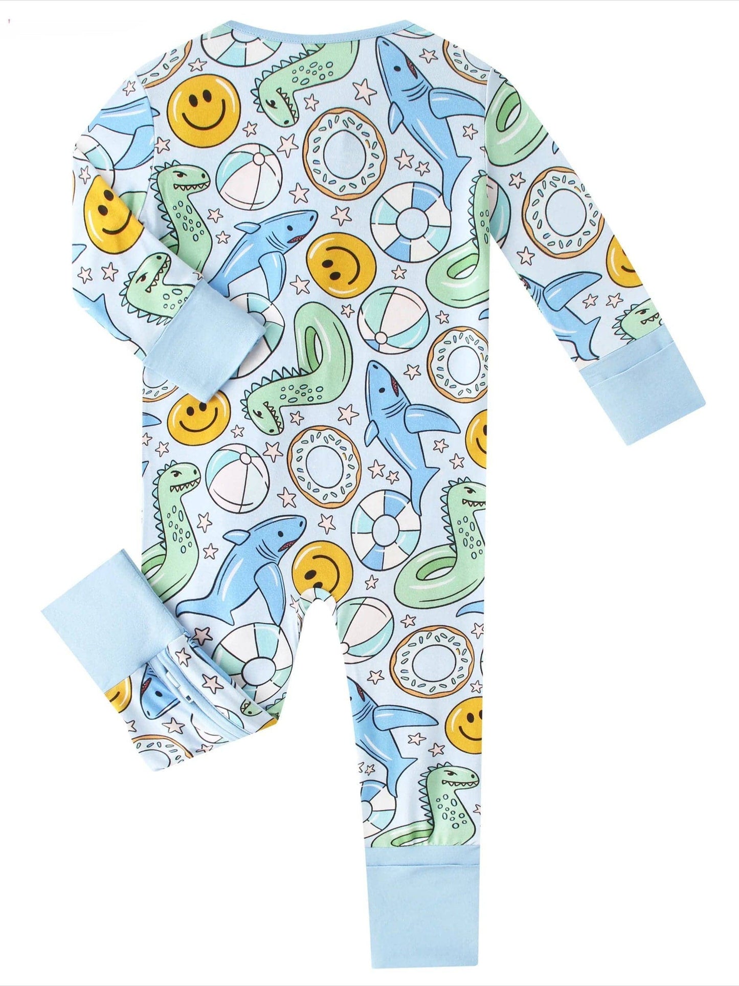 Smiley Shark Zippy Romper
