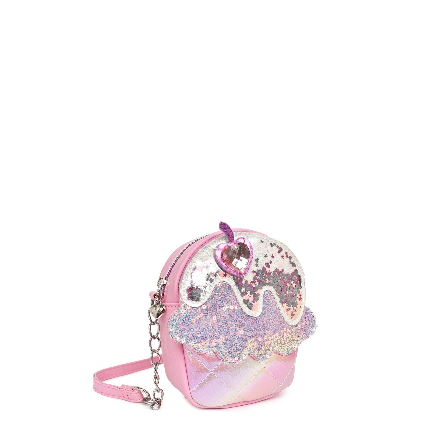 Sequin Cupcake Crossbody Bag