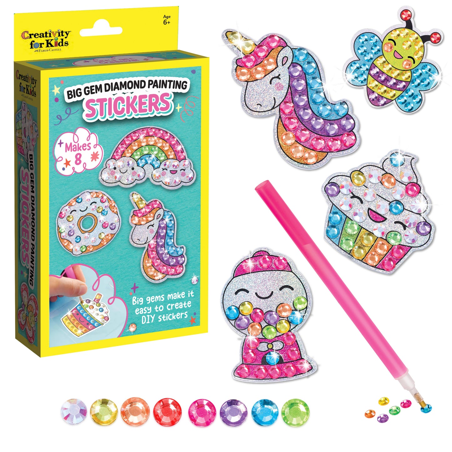 Big Gem Diamond Painting Stickers Kit