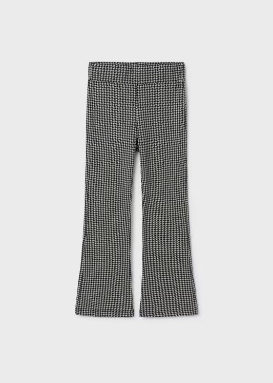 Mayoral Houndstooth Flare Pant