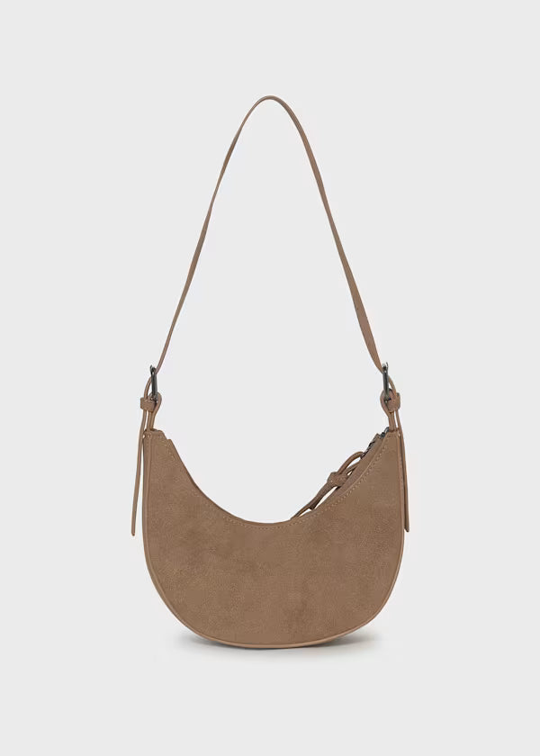 Mayoral Caramel Studded Hobo Bag