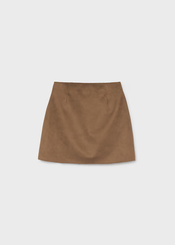 Mayoral Caramel Suede Skirt
