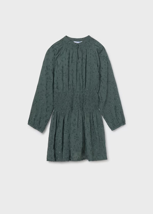 Mayoral Eucalyptus Chiffon Dress