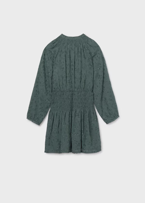 Mayoral Eucalyptus Chiffon Dress