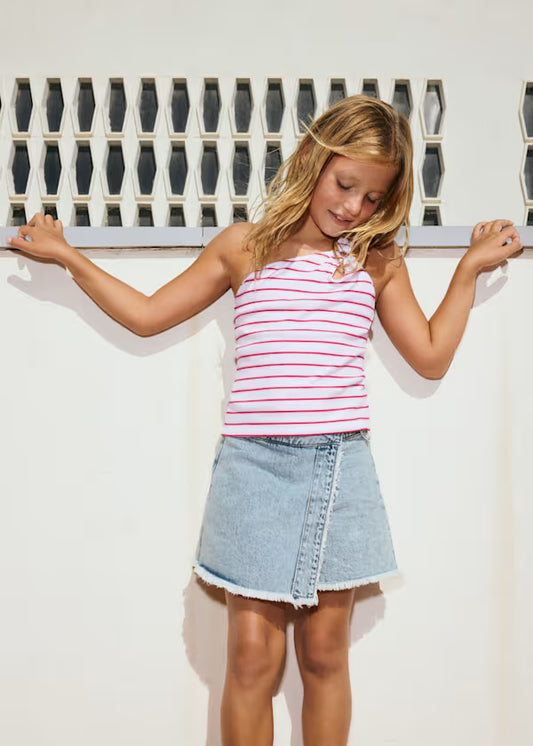 Mayoral Light Denim Skort