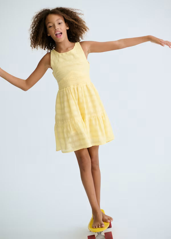 Mayoral Yellow Voile Dress