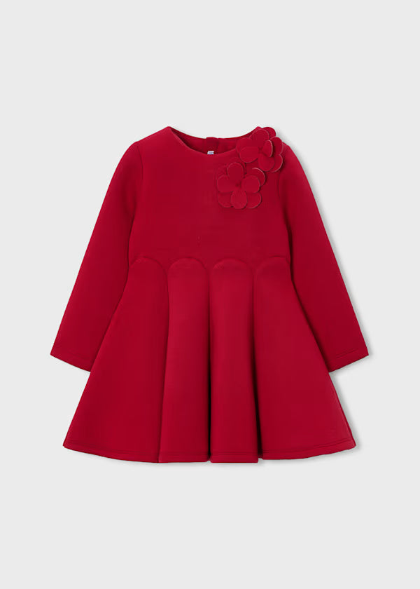 Mayoral Red Floral Dress