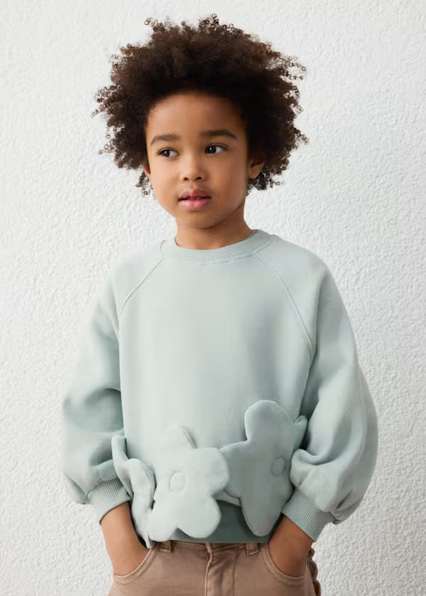 Mayoral Jade Flower Pullover