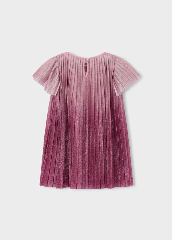 Mayoral Raspberry Pleated Dress