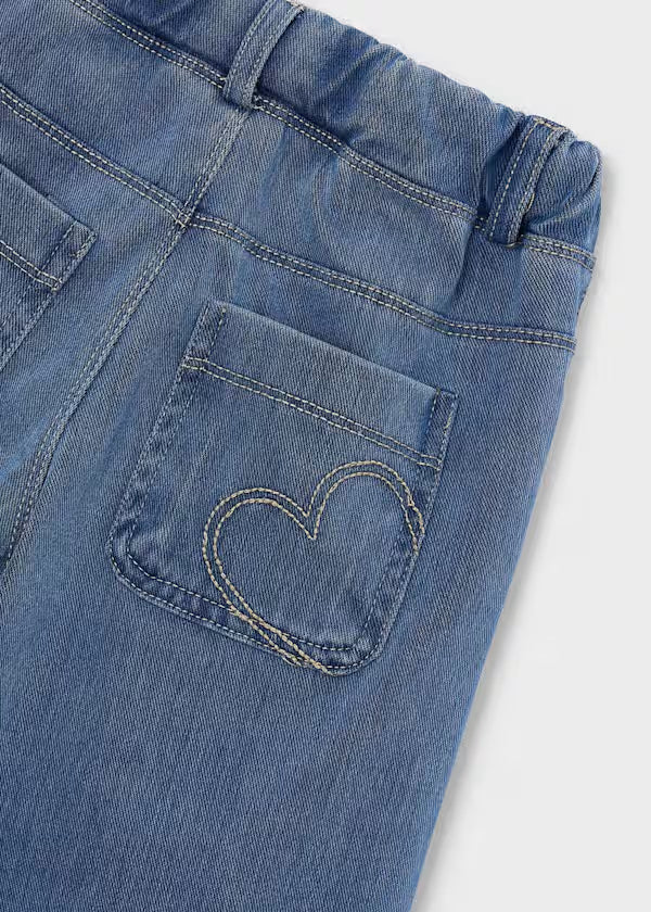 Mayoral Light Wash Pull On Jean