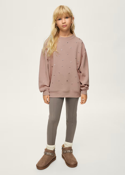 Mayoral Nude Studded Tunic Set