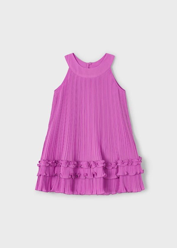 Mayoral Orchid Pleated Dress