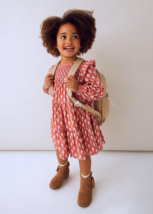 Mayoral Tandoori Printed Dress