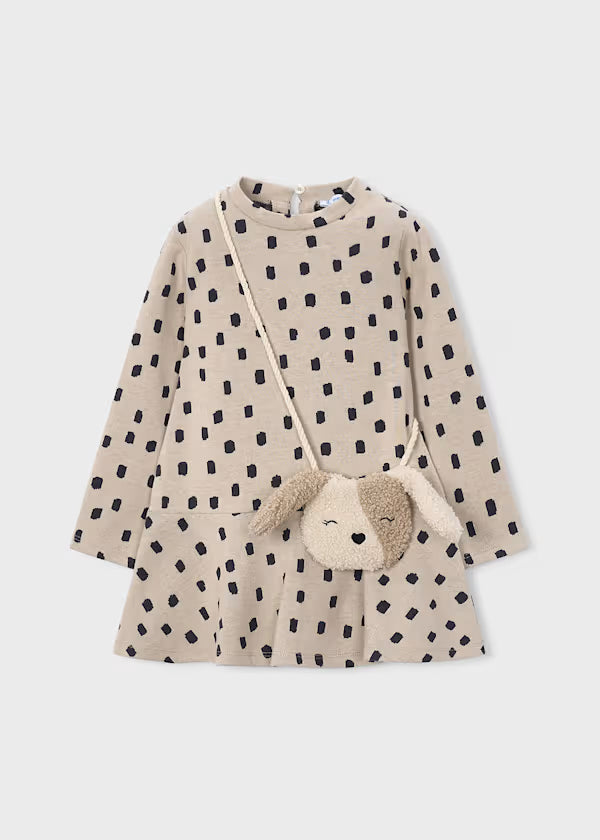 Mayoral Dash Dress & Dog Purse