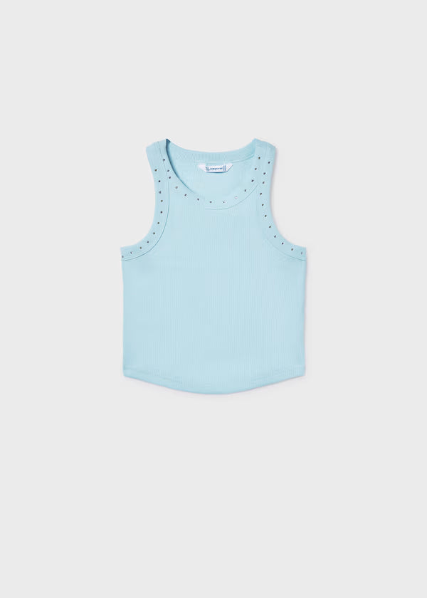 Mayoral Blue Studded Tank Top