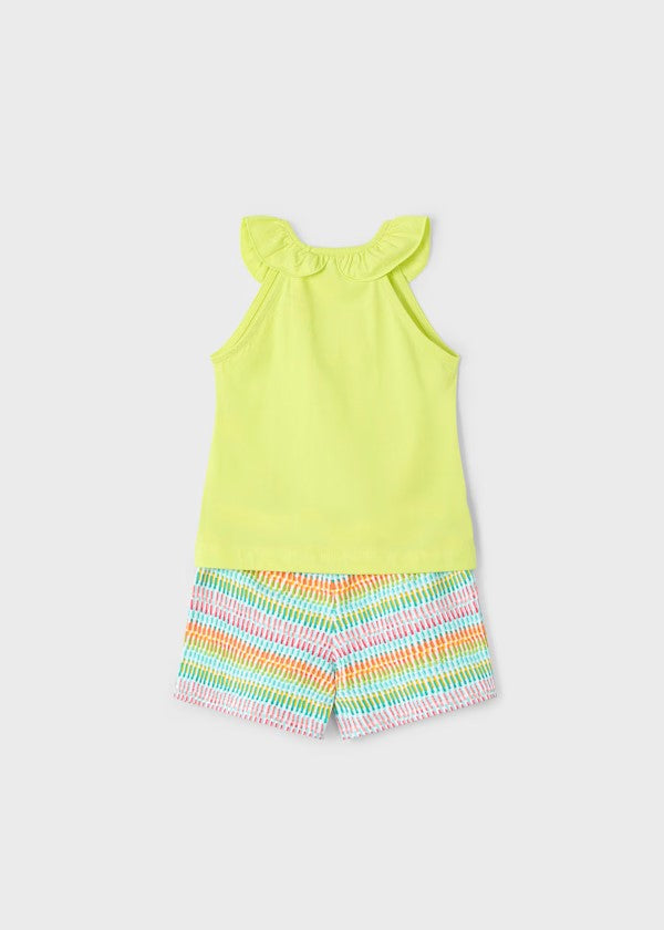 Mayoral Lime Ice Cream Short Set