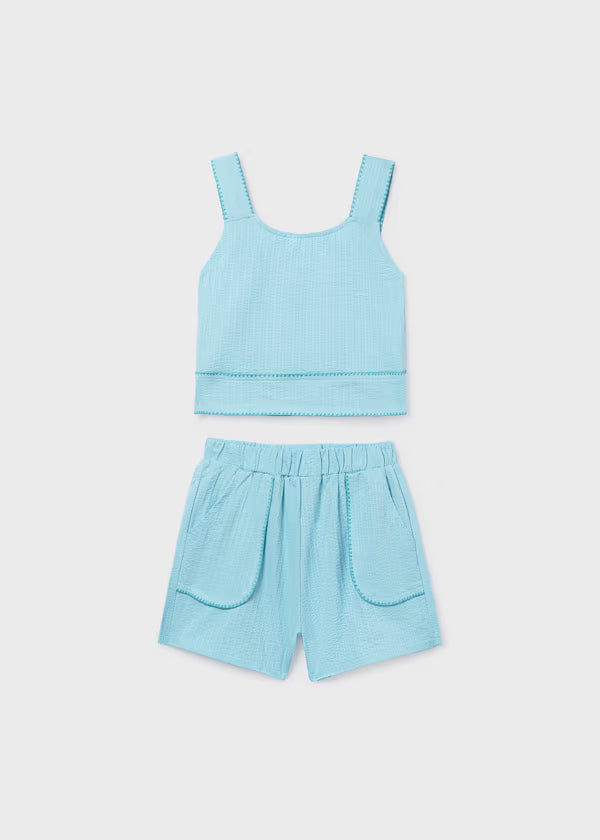 Mayoral Aqua Short Set