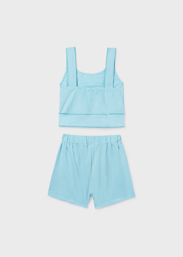 Mayoral Aqua Short Set
