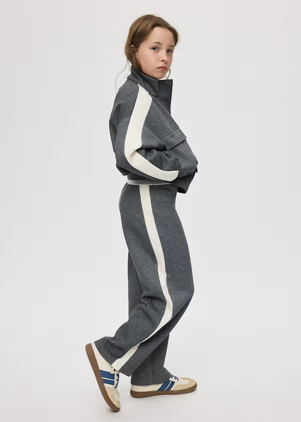 Mayoral Charcoal Side Stripe Tracksuit