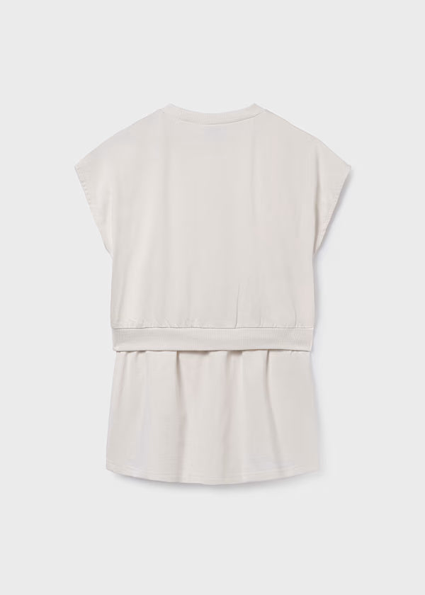 Mayoral Bone Knit Skirt Set