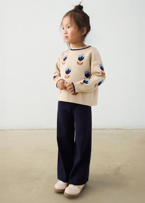 Mayoral Navy Tulip Sweater Knit Set