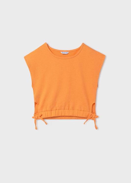 Mayoral Orange Textured Short Set
