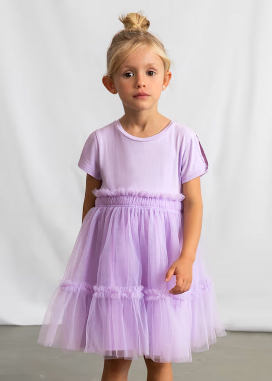 Mayoral Lilac Tulle Dress