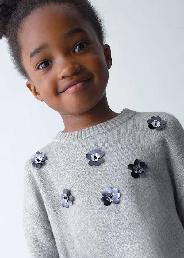 Mayoral Silver Tulle Dress Set